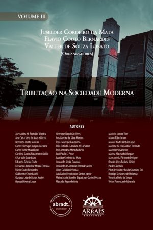 TRIBUTAÇÃO NA SOCIEDADE MODERNA - VOL. 3-0